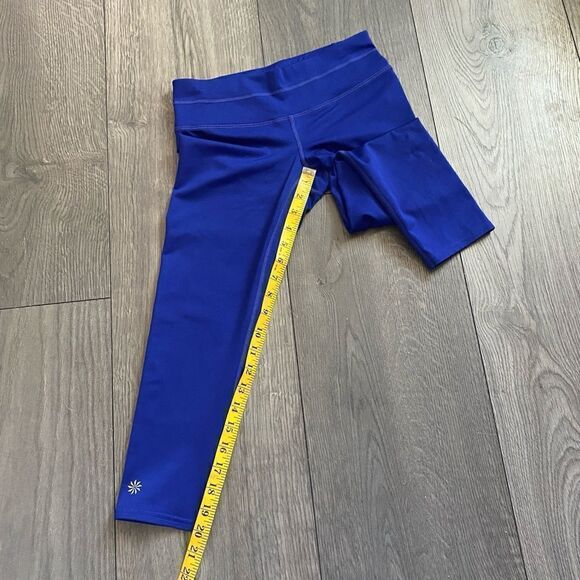 Athleta Leggings Royal Blue Capri Workout Gym Activewear XS - Picture 11 of 12